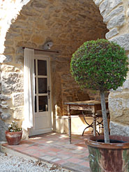 Terrasse chambre rez-de-chaussée